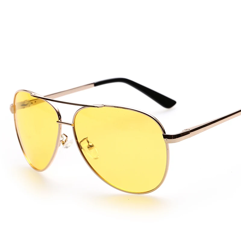 LONSY мужские новые автомобильные солнцезащитные очки ночного видения, поляризованные мужские очки для вождения с защитой от уф400 лучей, аксессуары для очков
