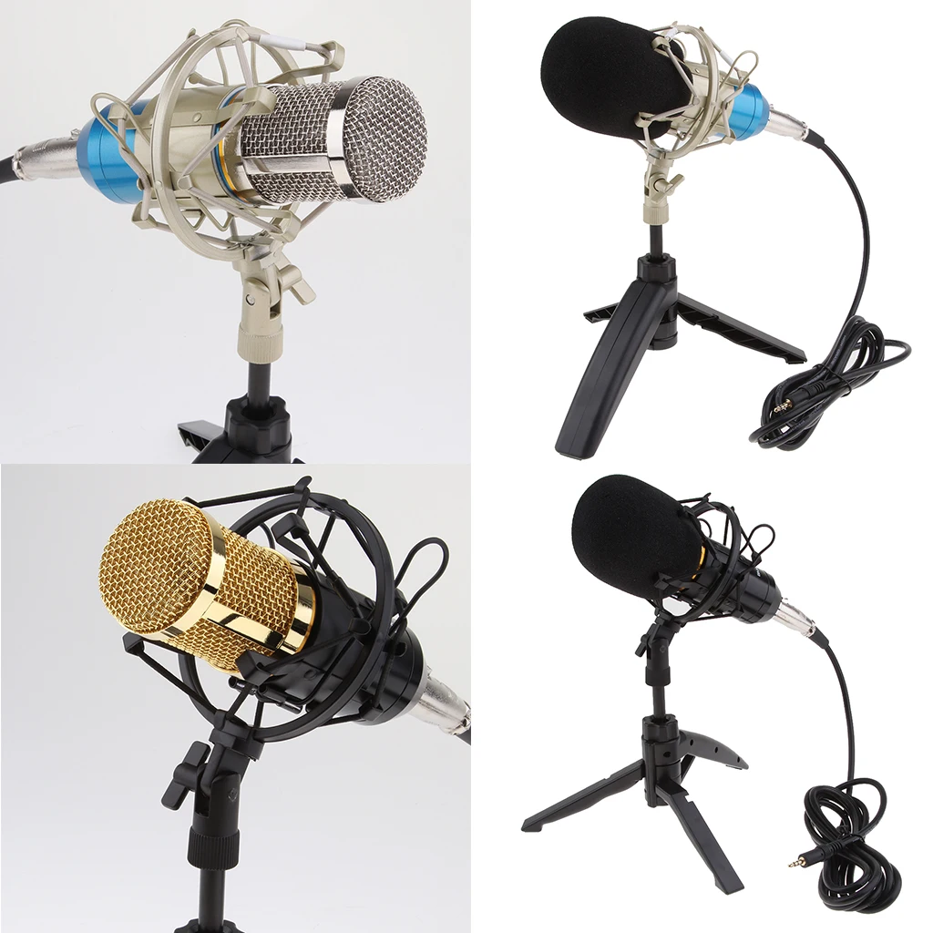 Condenser Recording Microphone Mic For Laptop MAC Or Windows Studio Recording Vocals Voice Over YouTube Microphone Mic 2020 New