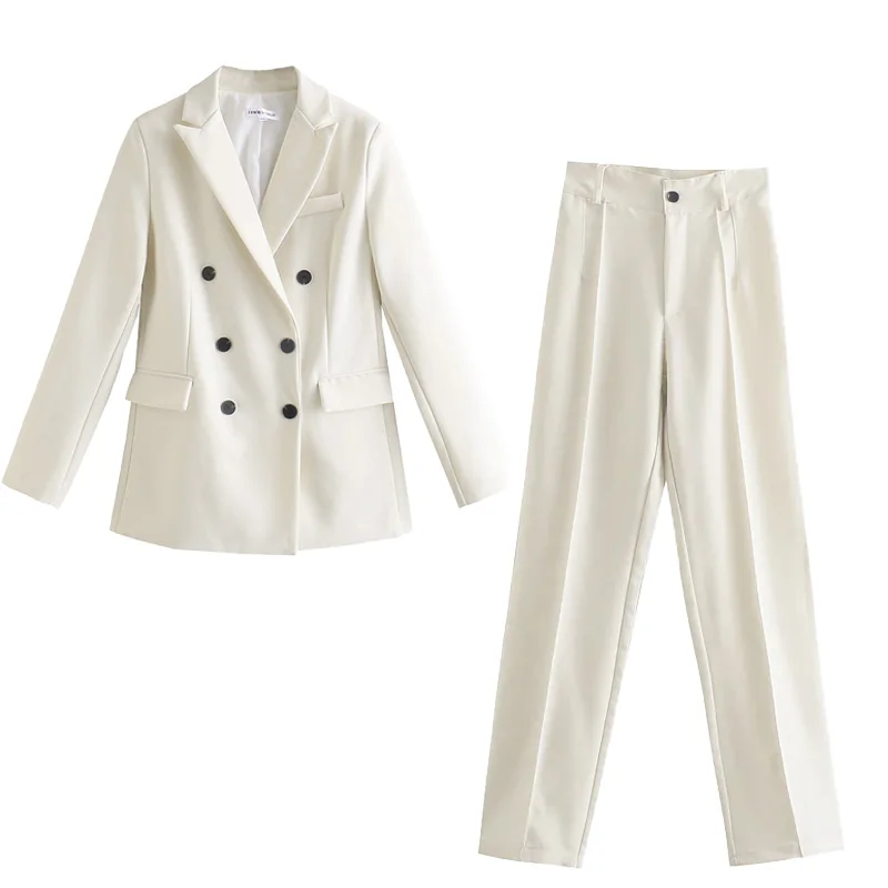 beige suit