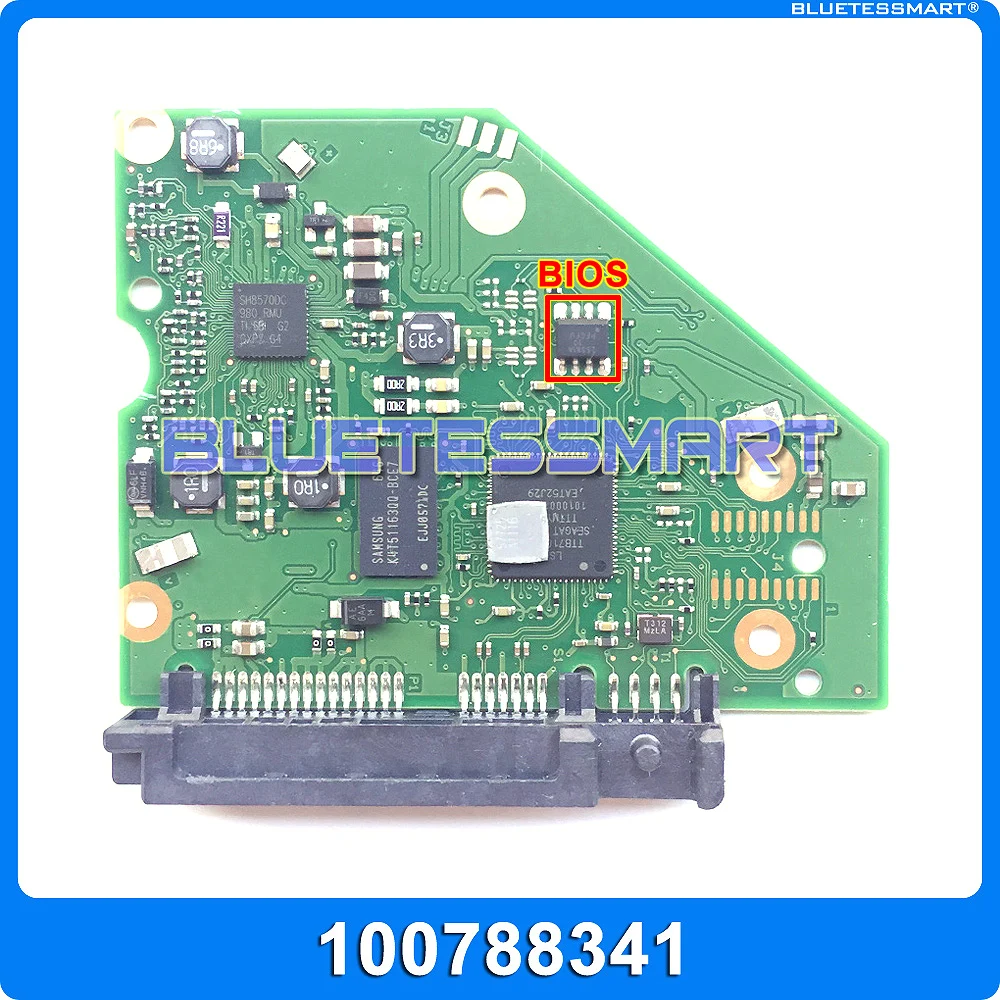 Запчасти для жестких дисков PCB Логическая плата печатная 100788341 REV C Seagate 3 5 SATA hdd 3T 4T