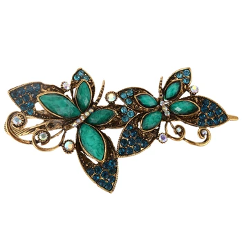 

Lovely Vintage Jewelry Crystal Butterfly bowknot Hairpins Hair stick - for hair Beauty Tools