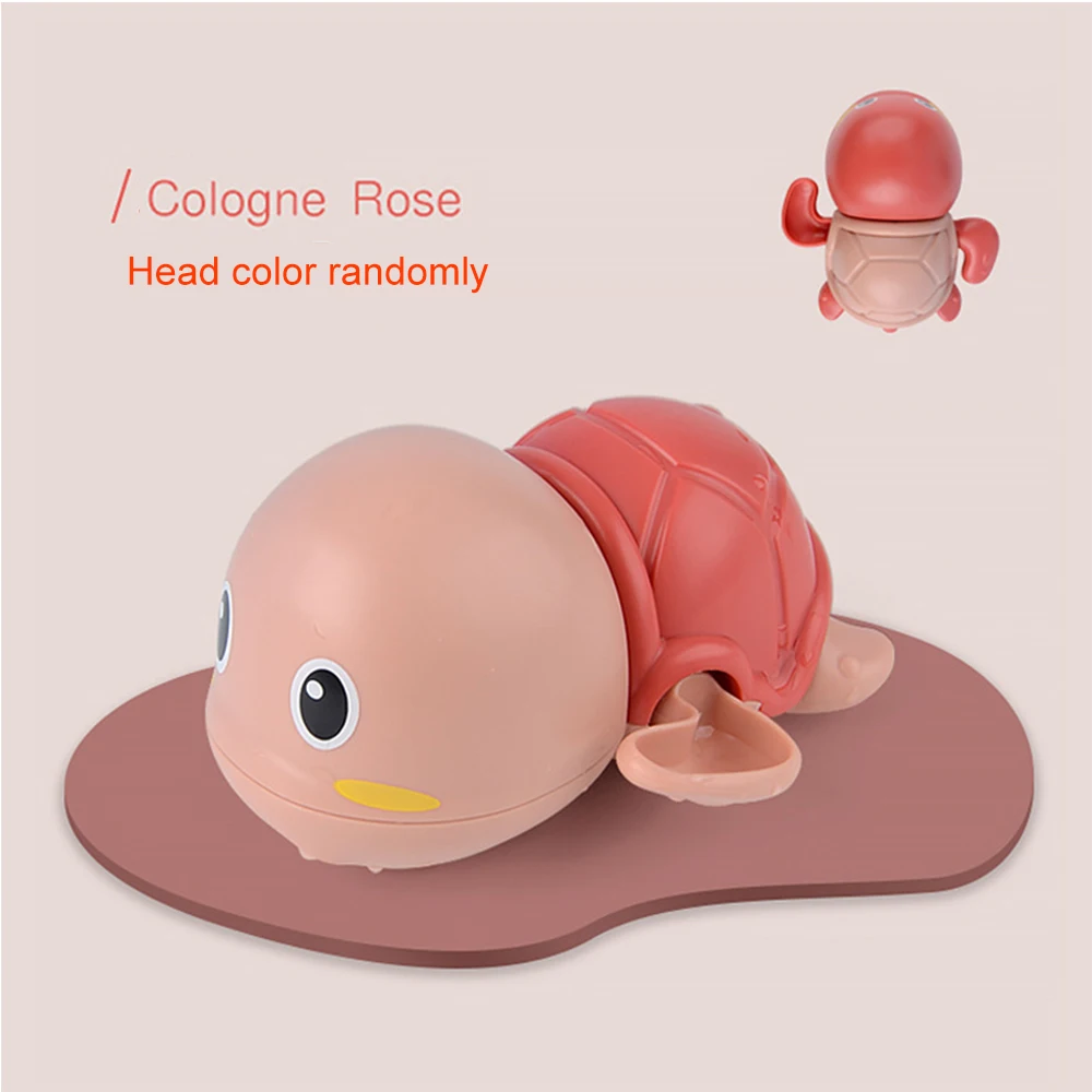

1PCS Cute Cartoon Animal Tortoise Classic Baby Water Toy Infant Swim Turtle Wound-up Chain Clockwork Kids Beach Bath Toys