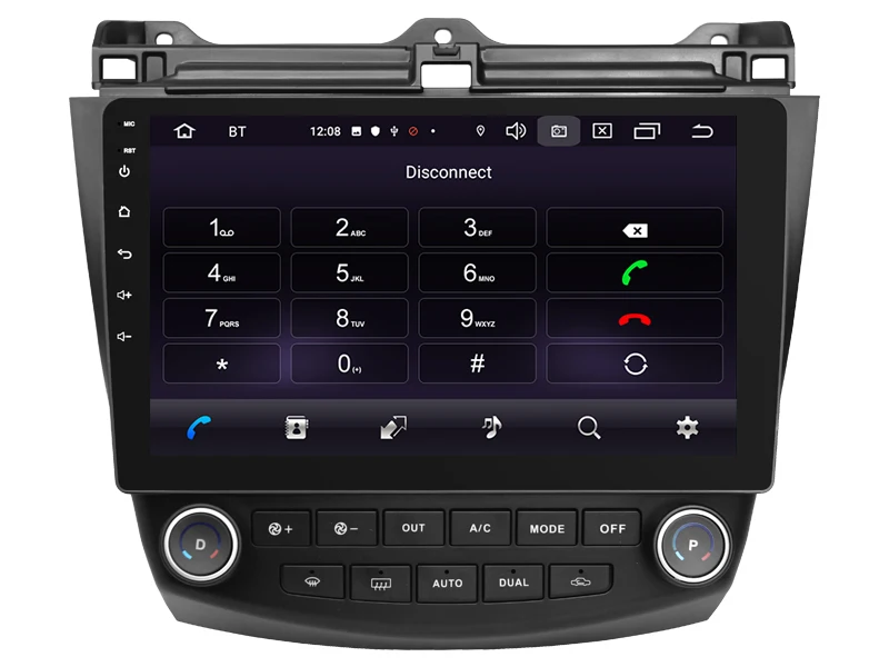 Новое поступление 10," Android 10,0 Автомобильный gps для HONDA ACCORD 2007 автомобильный Радио автомобильный мультимедийный 1080P магнитофон bluetooth навигация