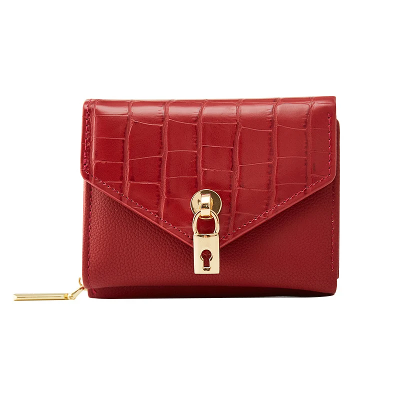 

Splice PU Leather Short Women Wallet Many Department Ladies Small Clutch Money Coin Card Holders Purse Female Wallets Cartera