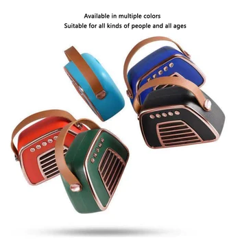 

BT-09 Outdoor Portable Bluetooth Speaker Portable Retro Mini Wireless Speaker Waterproof Bluetooth speaker