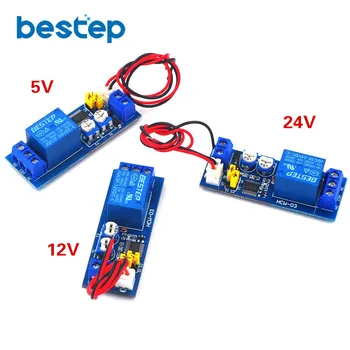 

DC 5V 12V 24V 0-120Min Infinite Cycle Delay ON OFF Timing Timer Relay Switch Loop Module