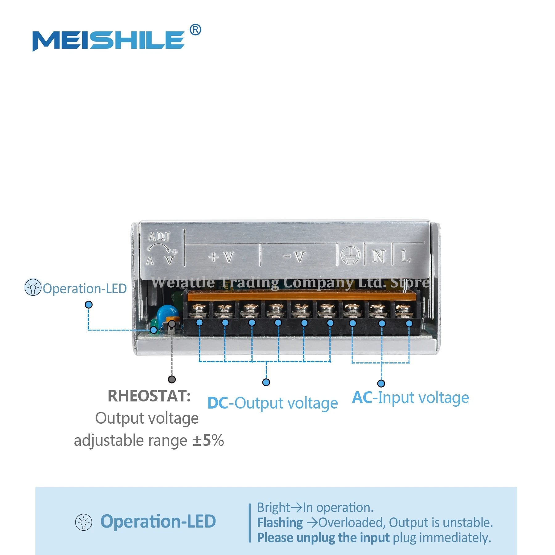 fonte de alimentacao comutada para cctv led 03