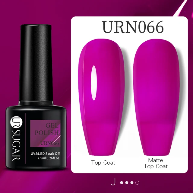 UR SUGAR 7.5ml Luminous Thermal Gel Nail Polish 2 In 1 Color Changing Glow in Dark Soak Off Manicuring UV Gel Nail Art Varnish URN066