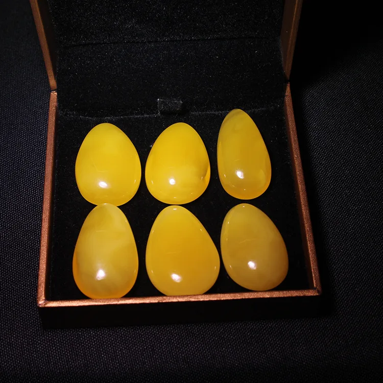 

3-5g Boutique Russian Full Honey Yellow Chanterelles Beeswax Pendant Product Non-Any Blemish Non-Optimization Raw Ore Place of O