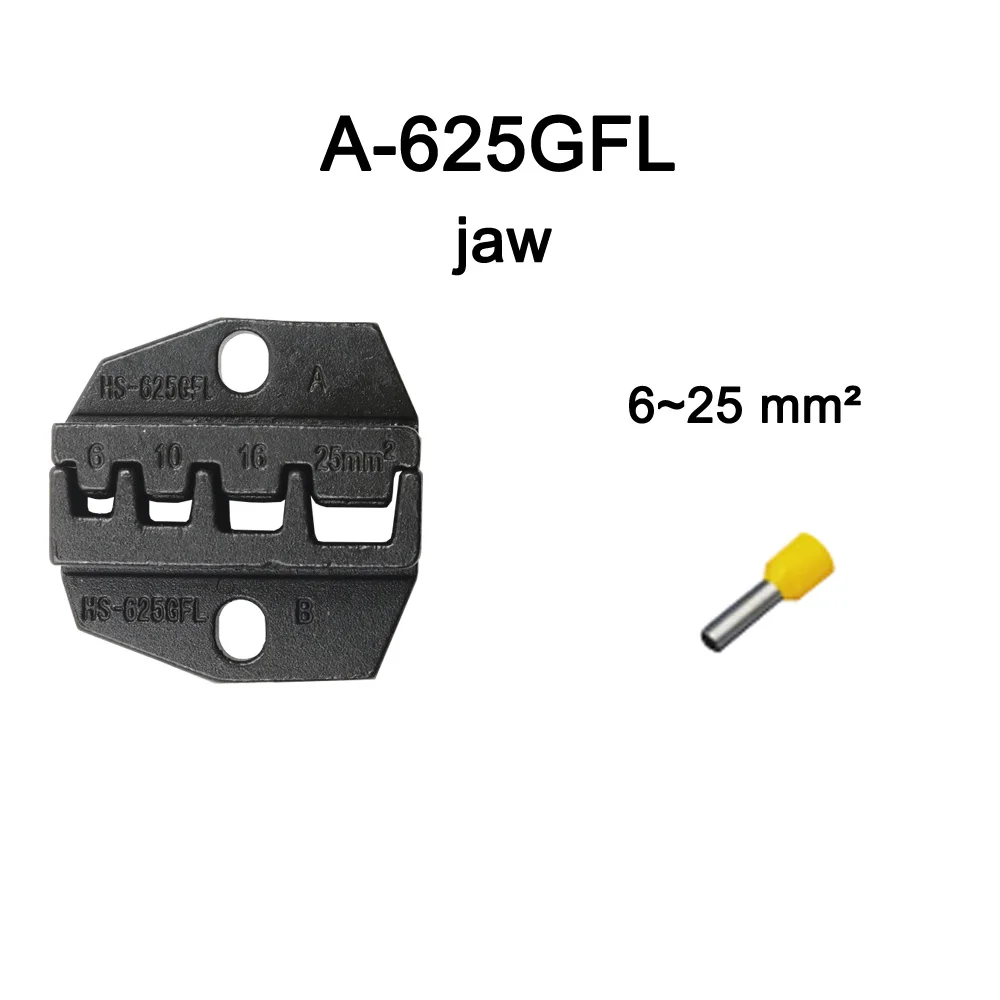 A04WFL A35WF A1016 A625GFL штампы наборы для HS обжимной Пилер обжимной станок HS-04WFL AM-10 EM-6B1 EM-6B2 штампы наборы модули челюсти - Цвет: A625GFL