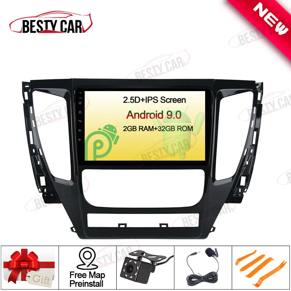 9 &quotAndroid 0 автомобильный мультимедийный плеер стерео радио gps навигация для Mitsubishi