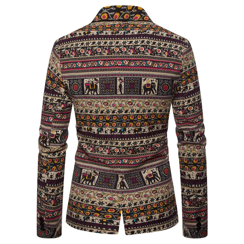 

Men's Suit plus Size Men Casual Suit Slim Jacket Blaze