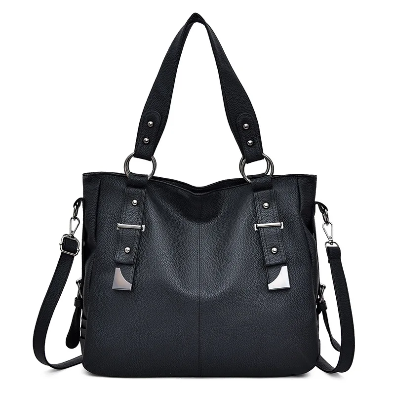 

2019 New Style Casual Versatile Women's Handbag Tassels Crossbody Bag Soft Leather WOMEN'S Bag Large Capacity Mommy Bag