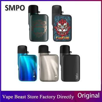 

Original SMPO Yoofun Pod Kit W/ Inbuilt 800mAh Battery W/ 1.8ml Capacity Pod With 1.1/0.8ohm Built-in Coils Vape E-cigarette Kit