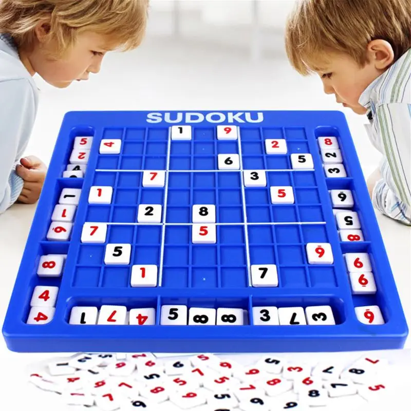 Sudoku игра памяти шахматы доска для детей развивающие Монтессори развития головоломки игрушка