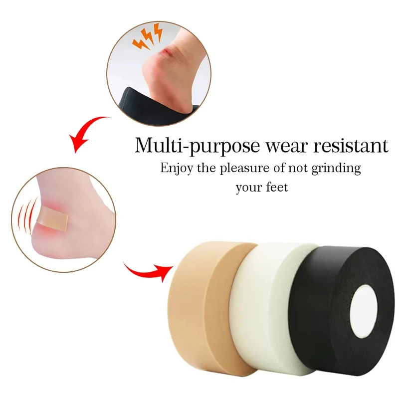 1 Roll Foam Foot Corn Calluses Toe Finger Protector Tape Hallux Valgus Shoe Cushion Anti-friction High Heel Feet Pads Sticker
