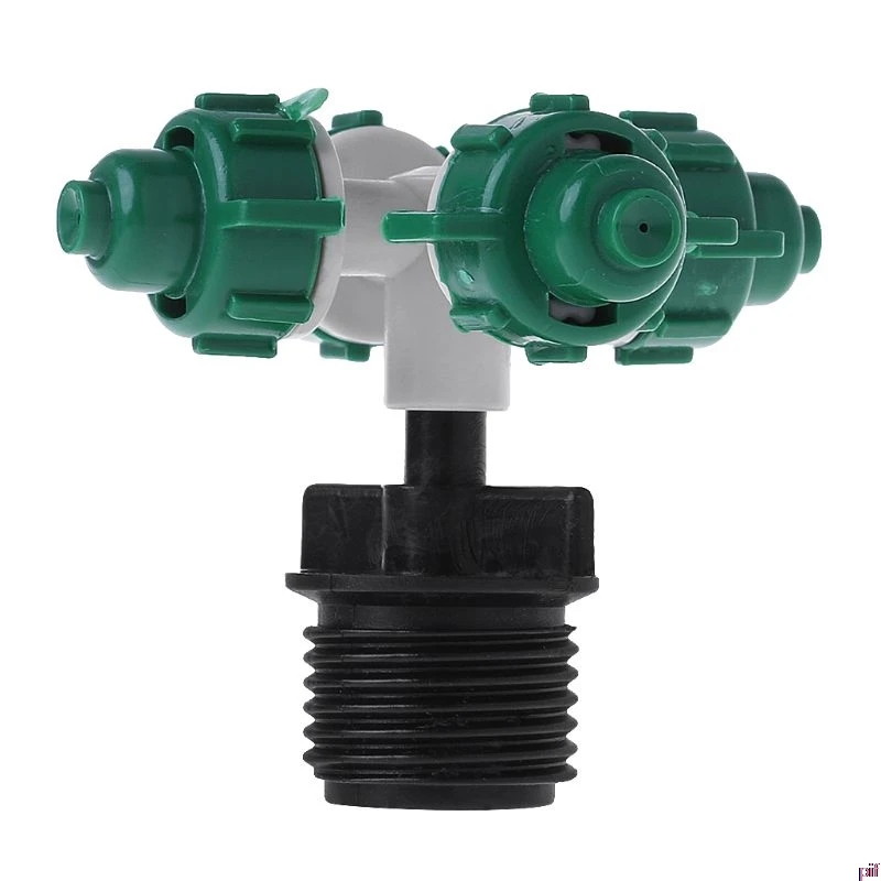 

4 Atomized Nozzles Seedling Water Sprayer External Thread Connector Irrigation Dropper Gardening Tools Equipment Atomizer Set