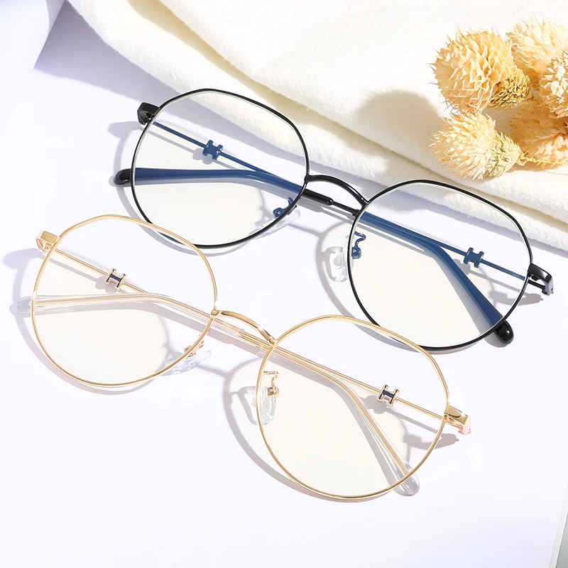 

Women Men Glasses Anti Blue Ray Protection Blocking Blue light Metal Glasses Fashion Anti Fatigue Computer Gaming Goggle