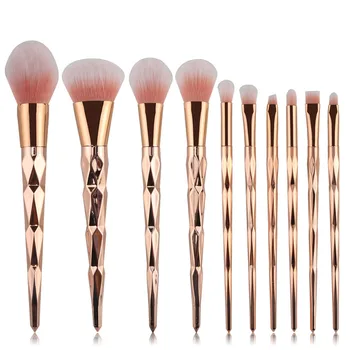 

10PCS Make Up Foundation Eyebrow Eyeliner Blush Cosmetic Concealer Brushes j803