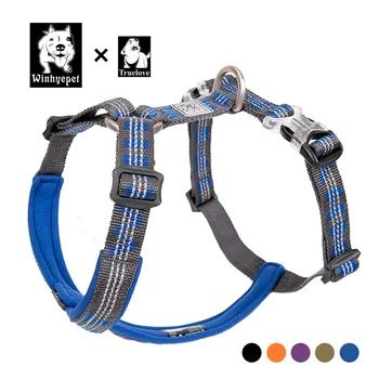 

Truelove Dog Harness Collar Soft Safety Pulling Walking Harness For Dog Strap Belt Run Multi-Use Support Truelove Odblaskowe