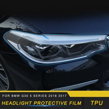 

For BMW G30 5 Series 2018 Auto Car Headlight Protective Film High Strength Anti Scratch Protector Exterior Accessories