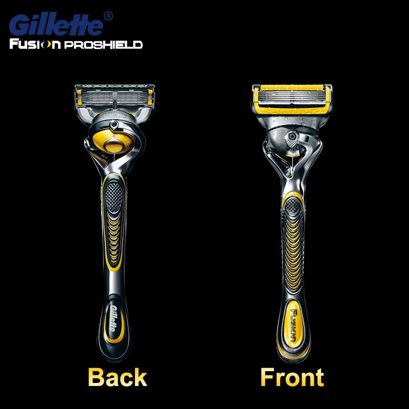 Original Gillette fusion Proshield Razor holder For men safety shaving cassettes handle with Replacement razor blade 2