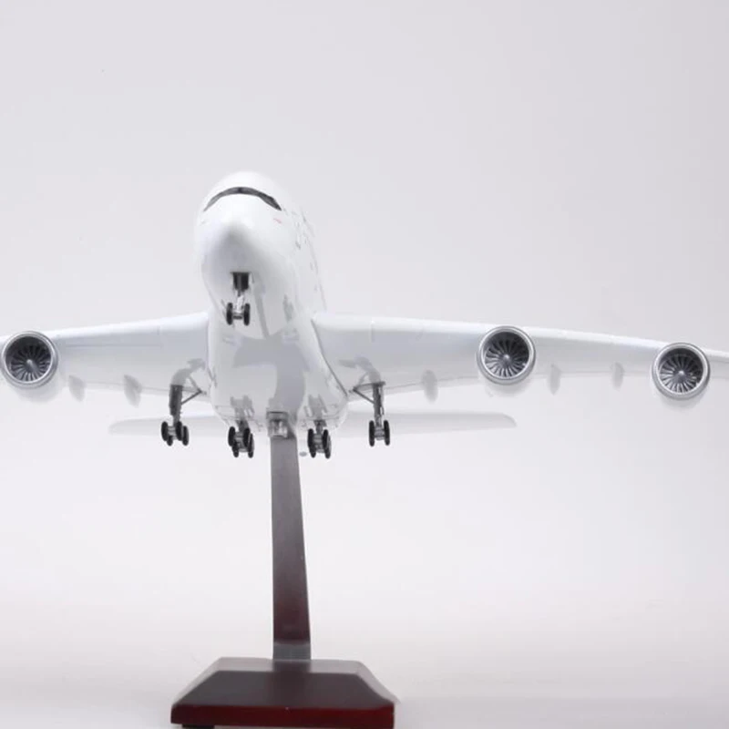 50,5 см сплав самолет 1/160 масштаб Airbus A380 модель самолета Франция авиакомпания W свет и колесо литье под давлением пластиковые игрушечные самолеты коллекция
