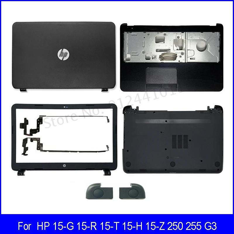 14 inch laptop case For Laptop LCD Back Cover HP 15-G 15-R 15-T 15-H 15-Z 250 255 G3 Front Bezel/Hinges/Palmrest/Bottom Case 761695-001 749641-001 laptop sleeve 14 inch