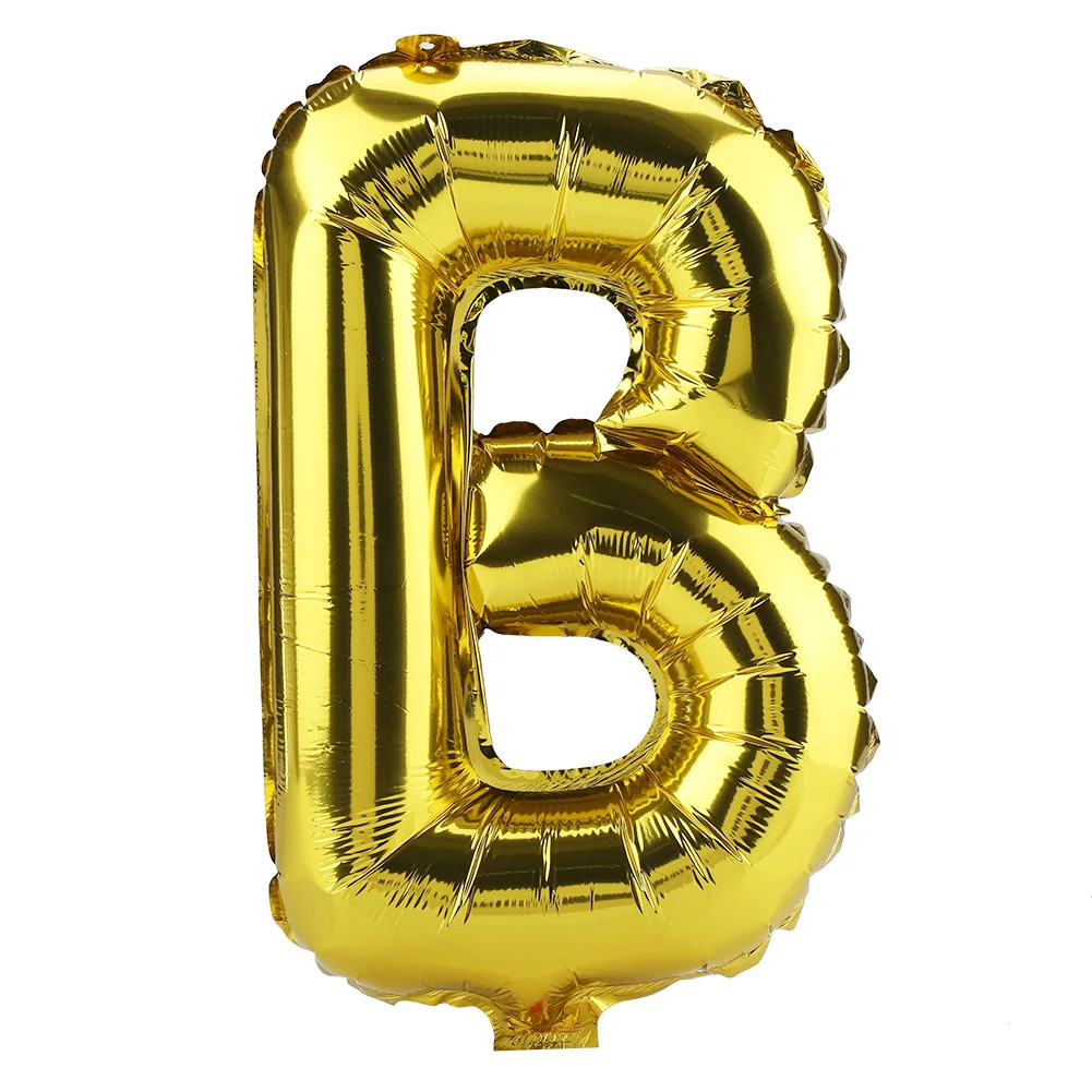 Puseky надувные буквы Фольга английский Happy birthday Алфавит шар День рождения украшения детский душ шарики