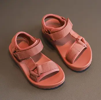 

Brand Girls Boys Summer Sandals Children Soft Sole Beach Sandals Anti-slip Cute Kids Sport Shoes Kid Shoes Size 21-36