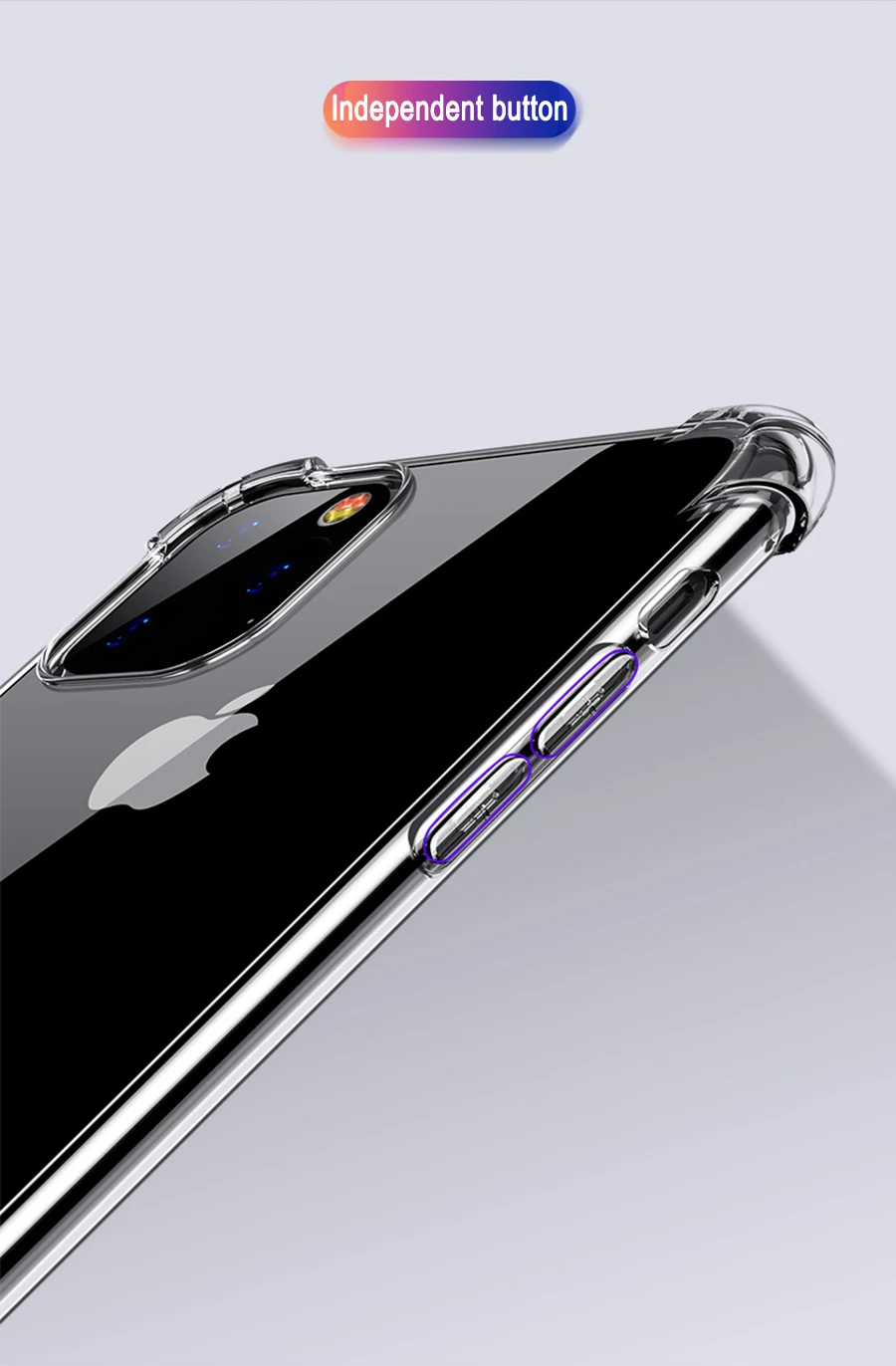 Роскошный противоударный силиконовый чехол для телефона для iphone 7 8 6 6S Plus X XS Max iphone 11 pro Max чехол s прозрачный защитный чехол