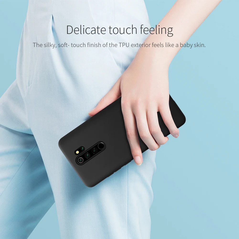 Прорезиненные Чехлы для Xiaomi Redmi Note8 Note 8 pro чехол Nillkin TPU мягкая задняя крышка силиконовый чехол для телефона полная защита Coque