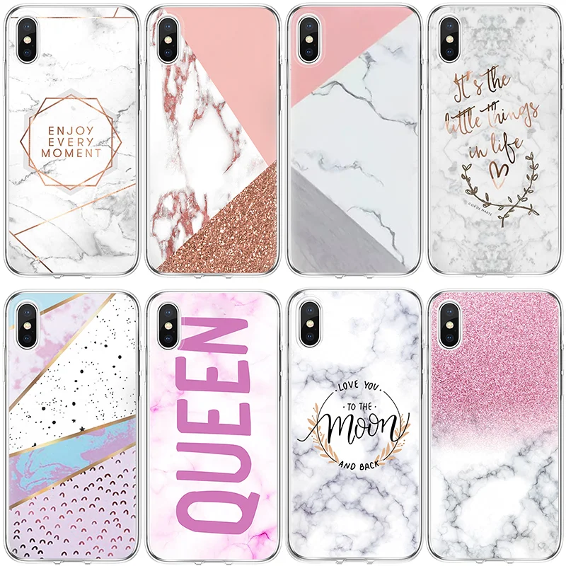 Чехол для iPhone X 6 6s S 7 8 Plus Funda для iPhone 4 4S 5 5S SE 5C Coque для iPhone 11 Pro Xs Max XR 7plus Мягкий ТПУ мраморный чехол