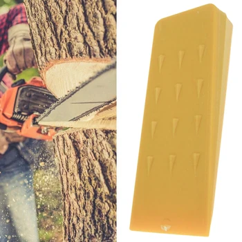

Yellow Chainsaw Plastic 8 Inches/10 Inches Felling Cutting Cleaving Wedge Tool