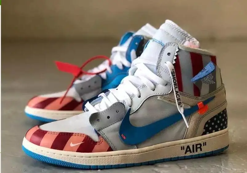 Ow зимние Off White Air унисекс Baskeball Jordan и барсуком; Для женщин Для мужчин Force 1/один большой Размеры Спорт на открытом воздухе с шарами; - Цвет: Unisex