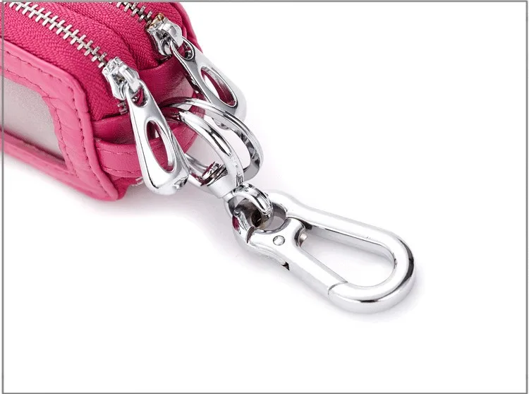 Кожаные Кошельки для ключей автомобиля брелок для ключей для мужчин Организатор ключей экономки женские чехлы для ключей кейс на молнии