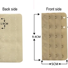 Бюстгальтер с застежкой на 3 ряда, 5 крючков, нижнее белье для женщин, нижнее белье, аксессуары