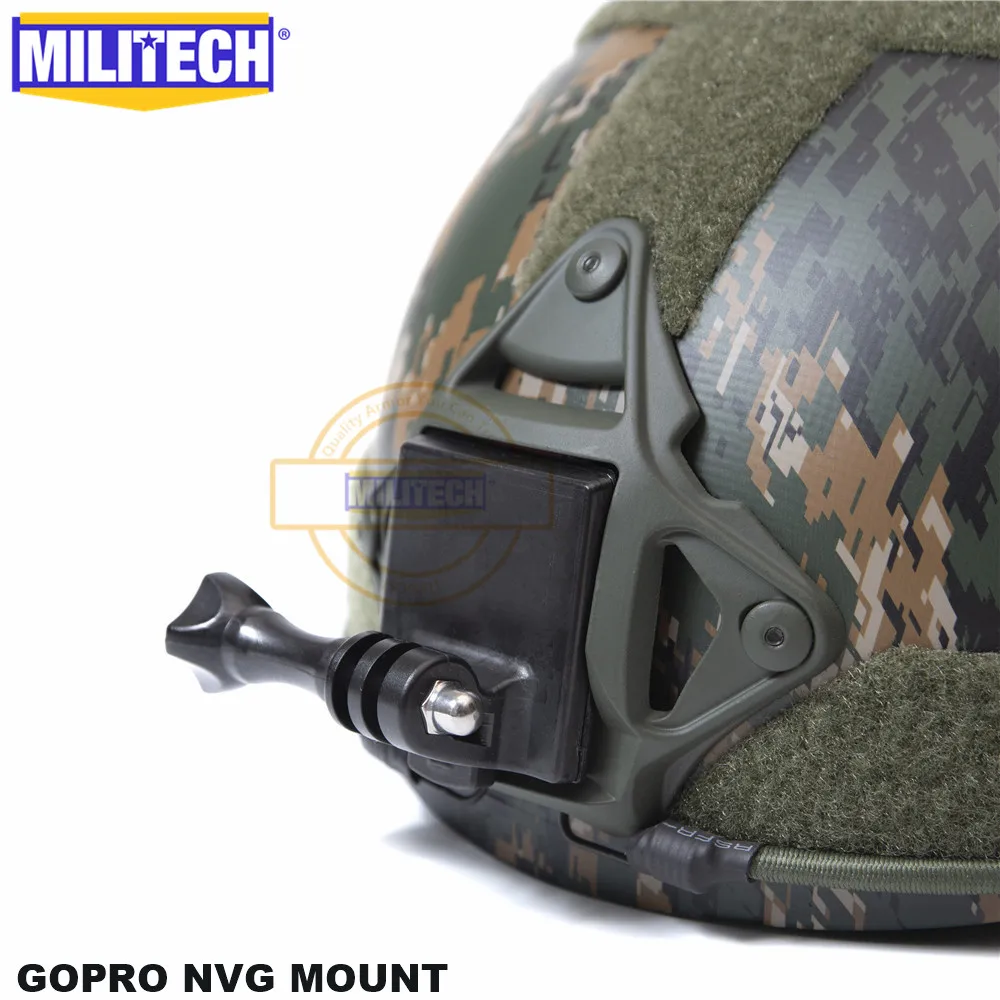 MILITECH Gopro Крепление Arm Go Pro Hero NVG держатель для баллистических страйкбол игровой шлем