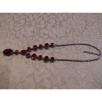 

Choker elegant CL 261 Rd red color