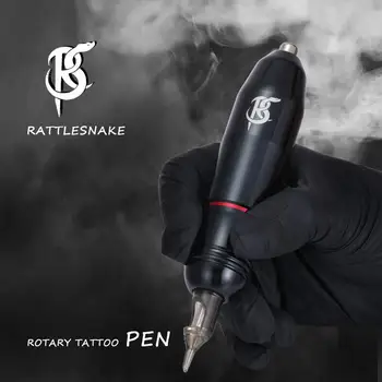 

Rattlesnake Rotary Pen Tattoo Machine Japan Motor with RCA Cord (black)