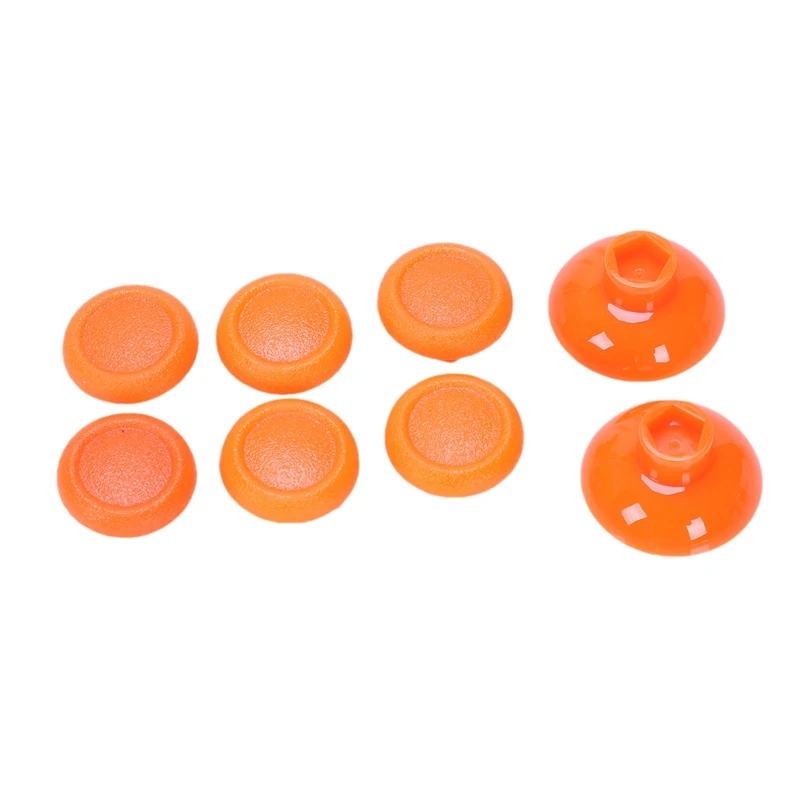 Orange 8-в-1 PS4 Игровая приставка с джойстиком кнопки, замена комбо игровой контроллер Кнопка - Цвет: Orange