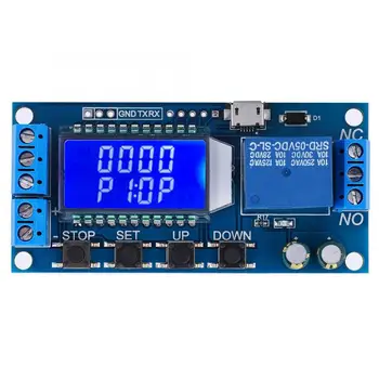 

bistable relay 5V 12V 24V Time Delay Relay Module Delay Off Cycle Timer 0.01s-9999min with LCD Display latching relay