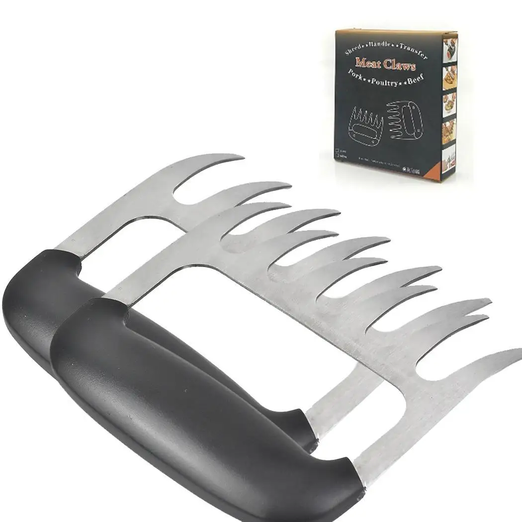Meat Claws Stainless Steel Pulled Pork Kitchen Shredding 145G Tool As Picture 1 x BBQ 2 |