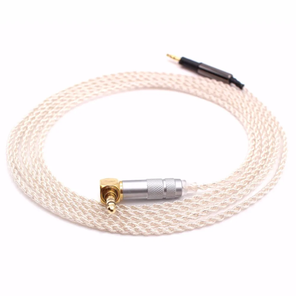 Free Shipping Audiocrast 1 2m 4 Cores Audio Upgrade Cable Compatible with HD598 HD558 HD518 HD 598 Headphones