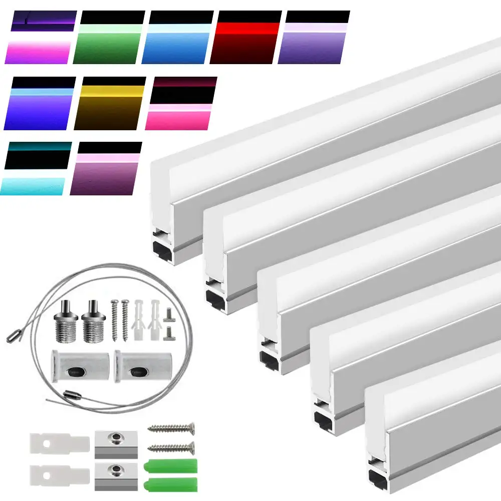 5pack 1m(3.3ft) H06 Aluminum Rgb Color Changing Led Light Bar W