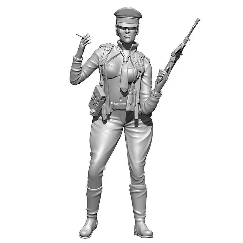 

YUFAN 1/18 Sexy Female Soldier Resin Soldier Kit 9cm Static Model Toy DIY Crafts Collection include Model Part Genuine Packaging