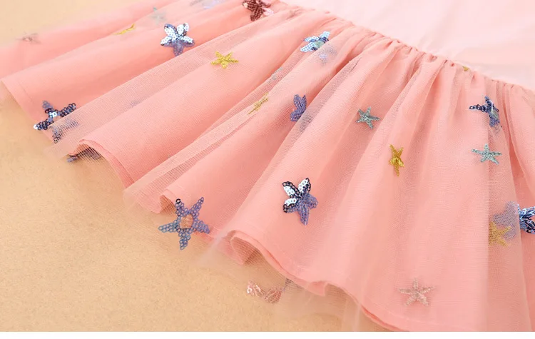 Jargazol Little Pony Dress Fall Princess Costume Vestidos Autumn Long Sleeve Dresses for Girls Costume Autumn Sequins Outfits