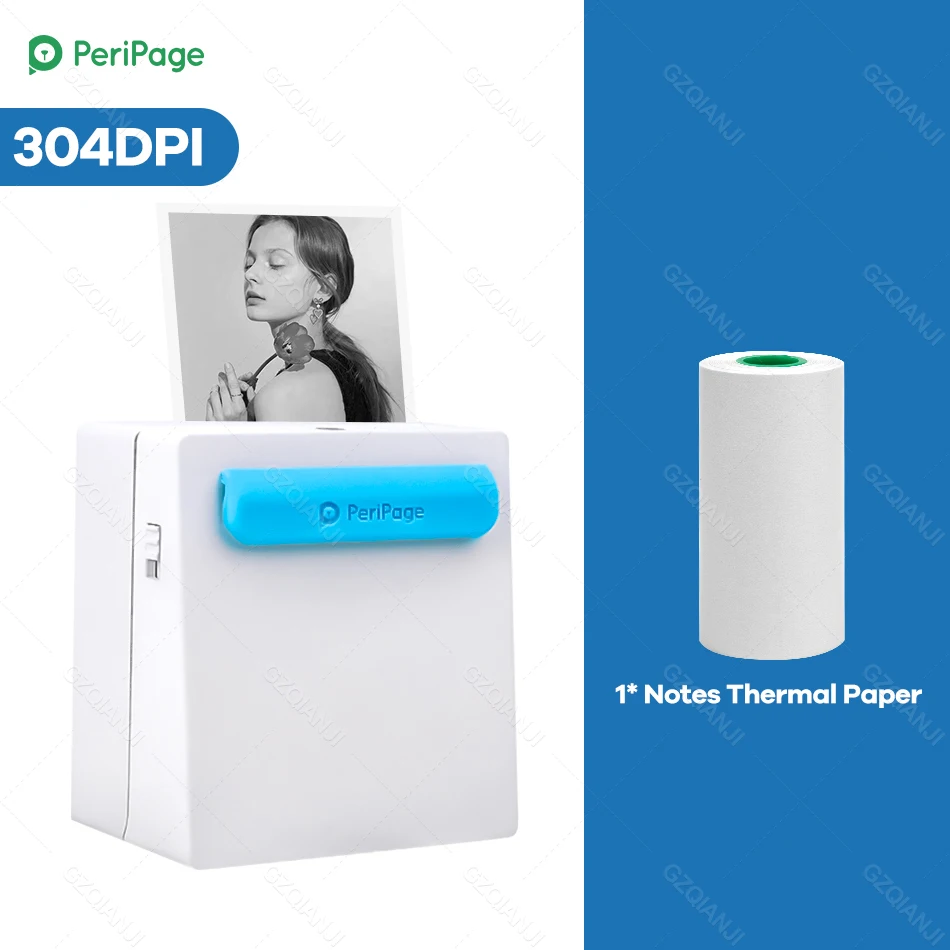 PeriPage Mini Pocket Printer Wireless Thermal Photo Printer Labels Android iPhone Kids Holiday Gift A8 Navidad Regalos Impresora 