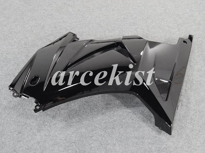 Литье под давлением Мотоцикл Новые ABS Обтекатели наборы подходят для kawasaki Ninja 250R EX250 2008- 08 09 10 11 12 13 14 черный глянцевый