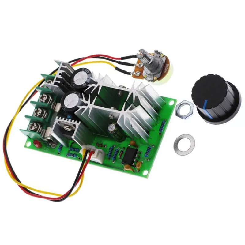 DC10-60V DC Motor Speed Regulator 12V 24V 36V 48V High Power Drive Module PWM Controller 20A Current | Инструменты